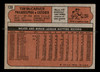 1972 Topps Tim McCarver #139 Philadelphia Phillies Low Grade - Creases - Back