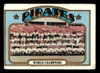 1972 Topps Pittsburgh Pirates World Champions #1 Low Grade - Creases - Front