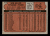 1972 Topps Bob Miller #414 Pittsburgh Pirates Low Grade - Marks - Back