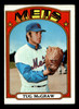 1972 Topps Tug McGraw #163 New York Mets Low Grade - Creases - Front