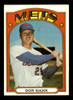 1972 Topps Don Hahn #269 New York Mets VG - Front