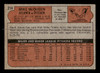 1972 Topps Mike McQueen #214 Atlanta Braves Low Grade - Creases - Back