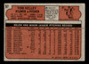 1972 Topps Tom Kelley #97 Atlanta Braves Low Grade - Creases - Back