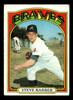 1972 Topps Steve Barber #333 Atlanta Braves Low Grade - Creases - Front