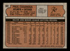1972 Topps Paul Casanova #591 Atlanta Braves VG - Back