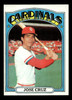 1972 Topps Jose Cruz #107 St. Louis Cardinals RC VG - Front