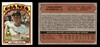 1972 Topps Chris Speier #165 San Francisco Giants RC Low Grade - Creases - Front and Back