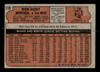 1972 Topps Ron Hunt #110 Montreal Expos Low Grade - Creases - Back
