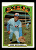 1972 Topps John Boccabella #159 Montreal Expos Low Grade - Creases - Front