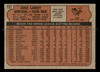 1972 Topps Jose Laboy #727 Montreal Expos High Number Low Grade - Creases - Back
