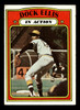 1972 Topps Dock Ellis #180 In Action Pittsburgh Pirates Low Grade - Creases - Front