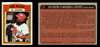 1972 Topps Hal McRae #292 In Action Cincinnati Reds Low Grade - Creases - Front and Back
