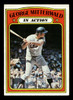 1972 Topps George Mitterwald #302 In Action Minnesota Twins Low Grade - Creases - Front