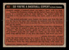 1972 Topps George Mitterwald #302 In Action Minnesota Twins Low Grade - Creases - Back