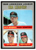 1970 Topps Baseball Dick Bosman / Jim Palmer / Mike Cuellar #68 American League ERA Leaders HOF VG-EX front of card