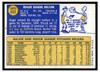 1970 Topps Baseball Roger Nelson #633 VG back of card