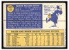 1970 Topps Baseball Martin Pattin #31 VG back of card