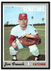 1970 Topps Baseball Jim French #617 VG front of card