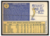 1970 Topps Baseball Tim Cullen #49 VG back of card