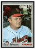 1970 Topps Baseball Earl Weaver #148 Manager HOF VG front of card