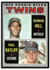 1970 Topps Baseball Herman Hill / Paul Ratliff #267 Rookie Stars VG front of card