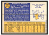 1970 Topps Baseball Dick Woodson #479 VG back of card