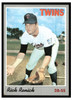 1970 Topps Baseball Rick Renick #93 Low Grade - Marks front of card
