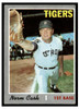 1970 Topps Baseball Norm Cash #611 VG front of card