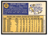 1970 Topps Baseball Mickey Stanley #383 VG back of card