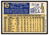 1970 Topps Baseball Cesar Gutierrez #269 Good back of card