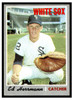 1970 Topps Baseball Ed Herrmann #368 VG front of card