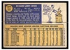 1970 Topps Baseball Dick Green #311 Good back of card