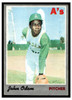 1970 Topps Baseball John Odom #55 Poor front of card