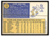 1970 Topps Baseball Joe Rudi #102 VG-EX back of card