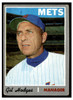 1970 Topps Baseball Gil Hodges #394 Manager HOF VG-EX front of card