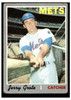 1970 Topps Baseball Jerry Grote #183 VG-EX front of card