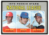 1970 Topps Baseball Oscar Gamble / Boots Day / Angel Mangual #654 Rookie Stars VG-EX front of card