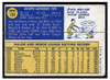 1970 Topps Baseball Joe Foy #138 VG-EX back of card