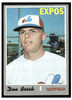 1970 Topps Baseball Dan Bosch #527 VG front of card