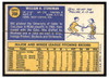 1970 Topps Baseball Bill Stoneman #398 VG back of card