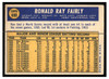 1970 Topps Baseball Ron Fairly #690 VG back of card