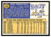 1970 Topps Baseball Bob Bailey #293 VG back of card