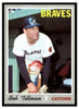 1970 Topps Baseball Bob Tillman #668 VG-EX front of card