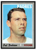 1970 Topps Baseball Pat Dobson #421 VG-EX front of card