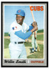 1970 Topps Baseball Willie Smith #318 VG front of card