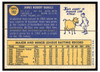 1970 Topps Baseball Jim Qualls #192 VG back of card
