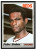1970 Topps Baseball Pedro Borbon #358 VG-EX front of card