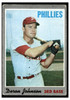 1970 Topps Baseball Deron Johnson #125 VG front of card