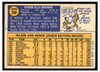 1970 Topps Baseball Byron Browne #388 VG-EX back of card