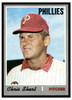 1970 Topps Baseball Chris Short #270 VG front of card